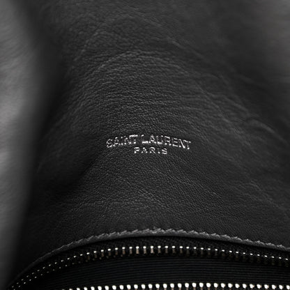 Saint Laurent Lambskin Quilted Toy Loulou Puffer Monogram Chain Satchel Storm 12 of 21