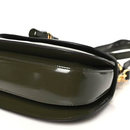 Gucci Shiny Polished Calfskin Medium Bamboo Luscious Green 11 of 11