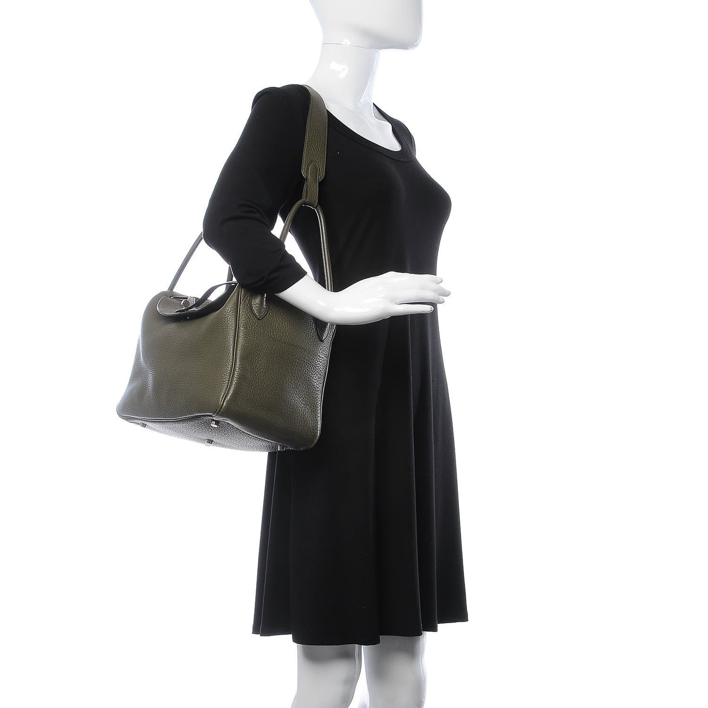 Taurillon Clemence Lindy 34 Vert Bronze