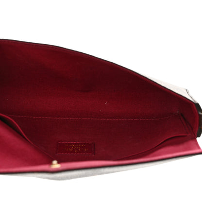Louis Vuitton Monogram Pochette Felicie Chain Wallet Fuchsia 7 of 10