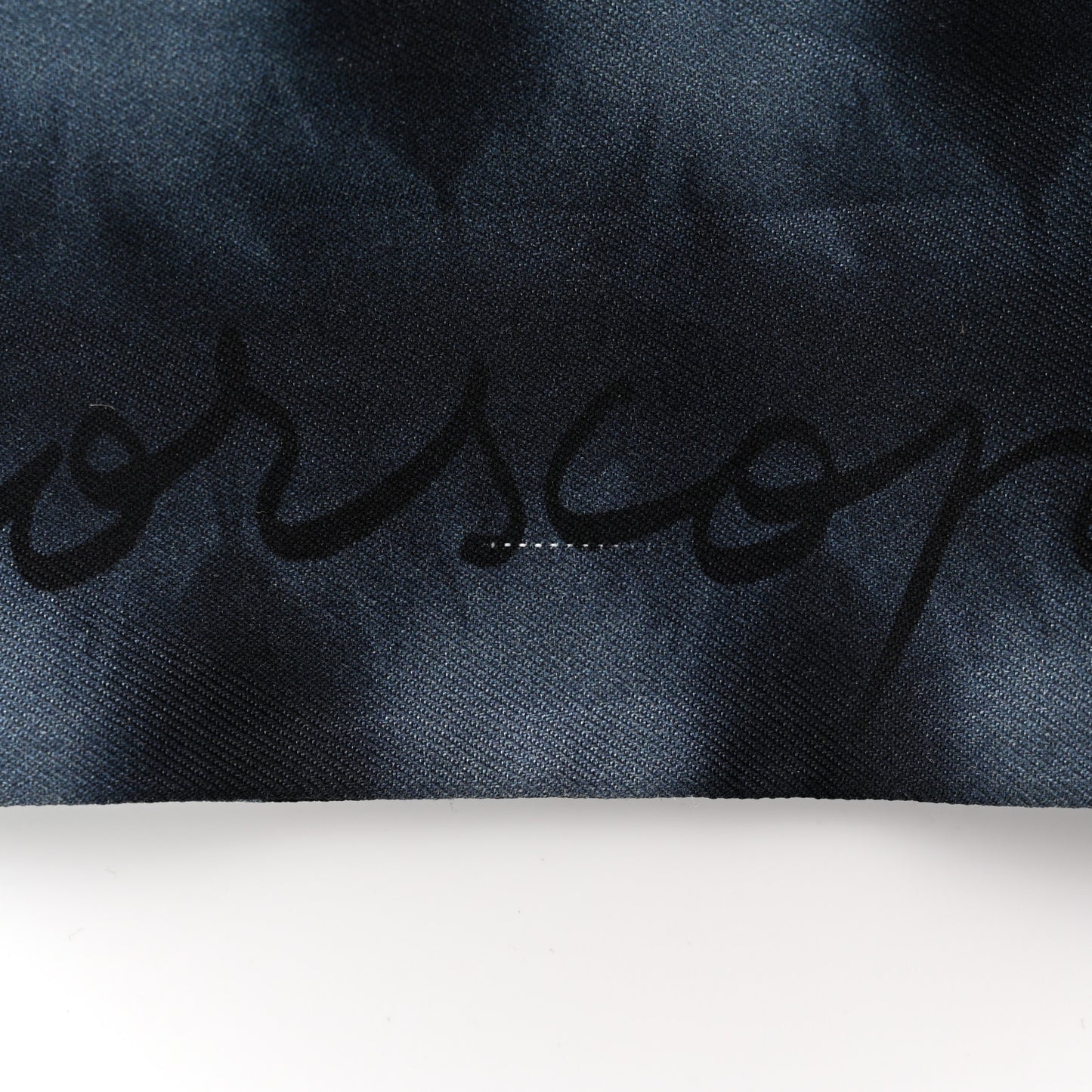 Silk Kaleidioroscopic Mitzah Scarf Blue
