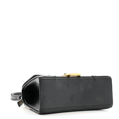 Balenciaga Shiny Box Calfskin Hourglass Top Handle Bag XS Black 4 of 15