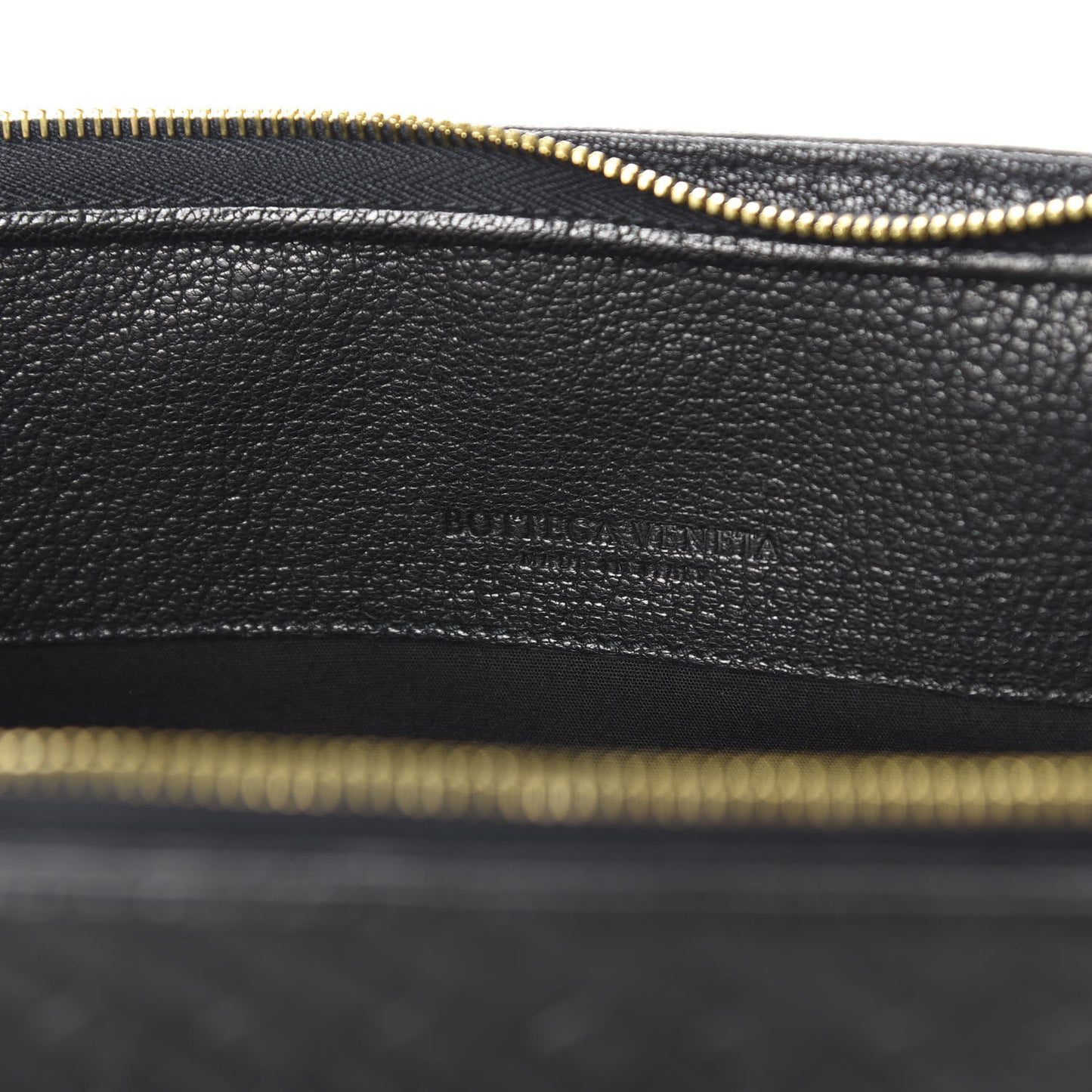 Cervo Intrecciato Document Case Black