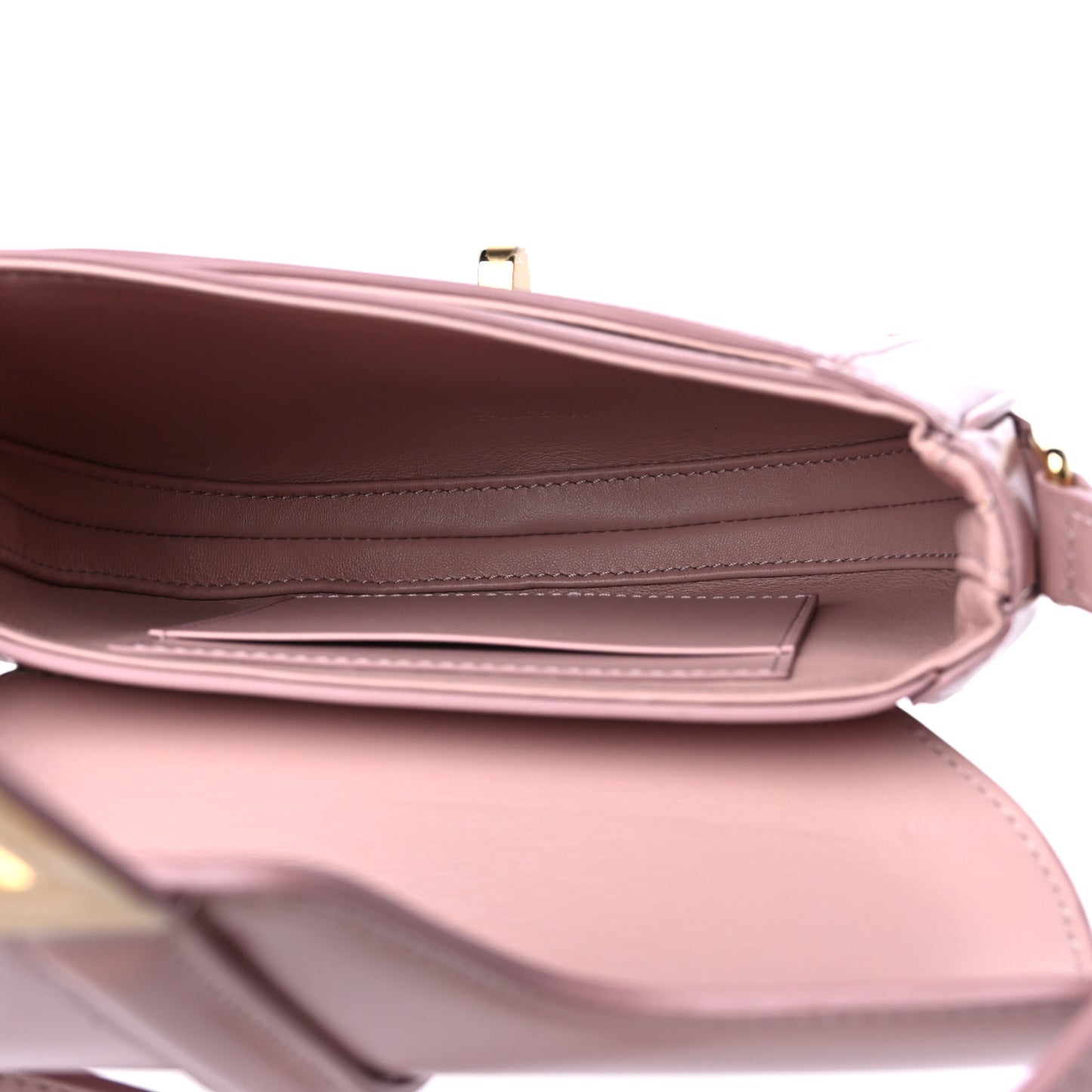 Satinated Calfskin Besace Small 16 Vintage Pink
