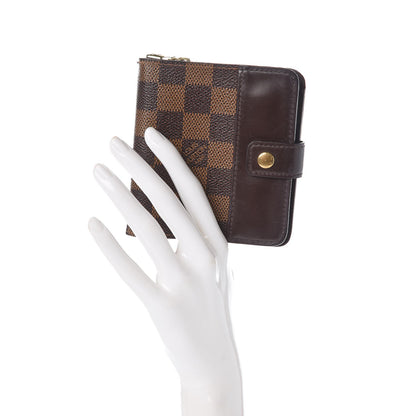 Louis Vuitton Damier Ebene Zippe Zipped Compact Wallet 2 of 11
