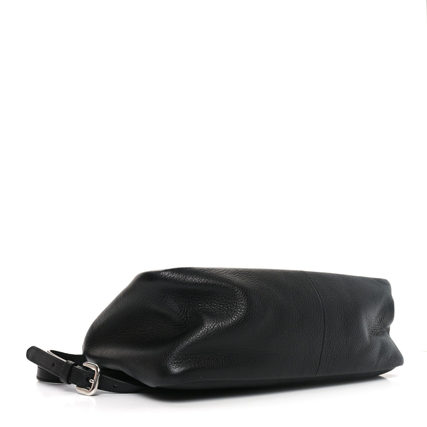 Prada Vitello Daino Soft Medium Zippered Top Handle Bag Black 3 of 8