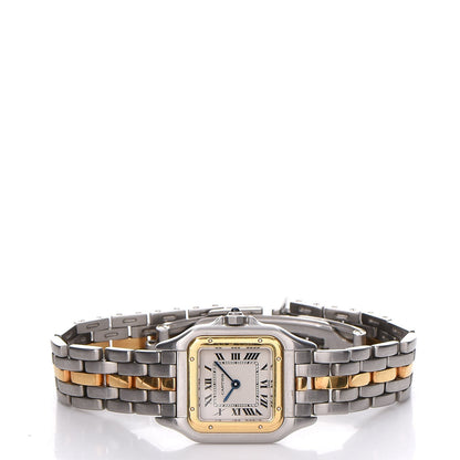 Cartier Stainless Steel 18K Yellow Gold 22mm Panthere Quartz Watch 3 of 7