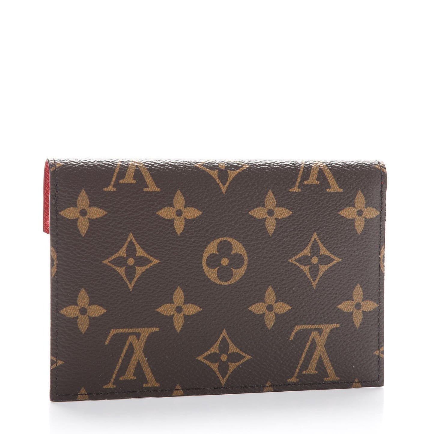 Monogram Daily Organizer Envelope Insert Red