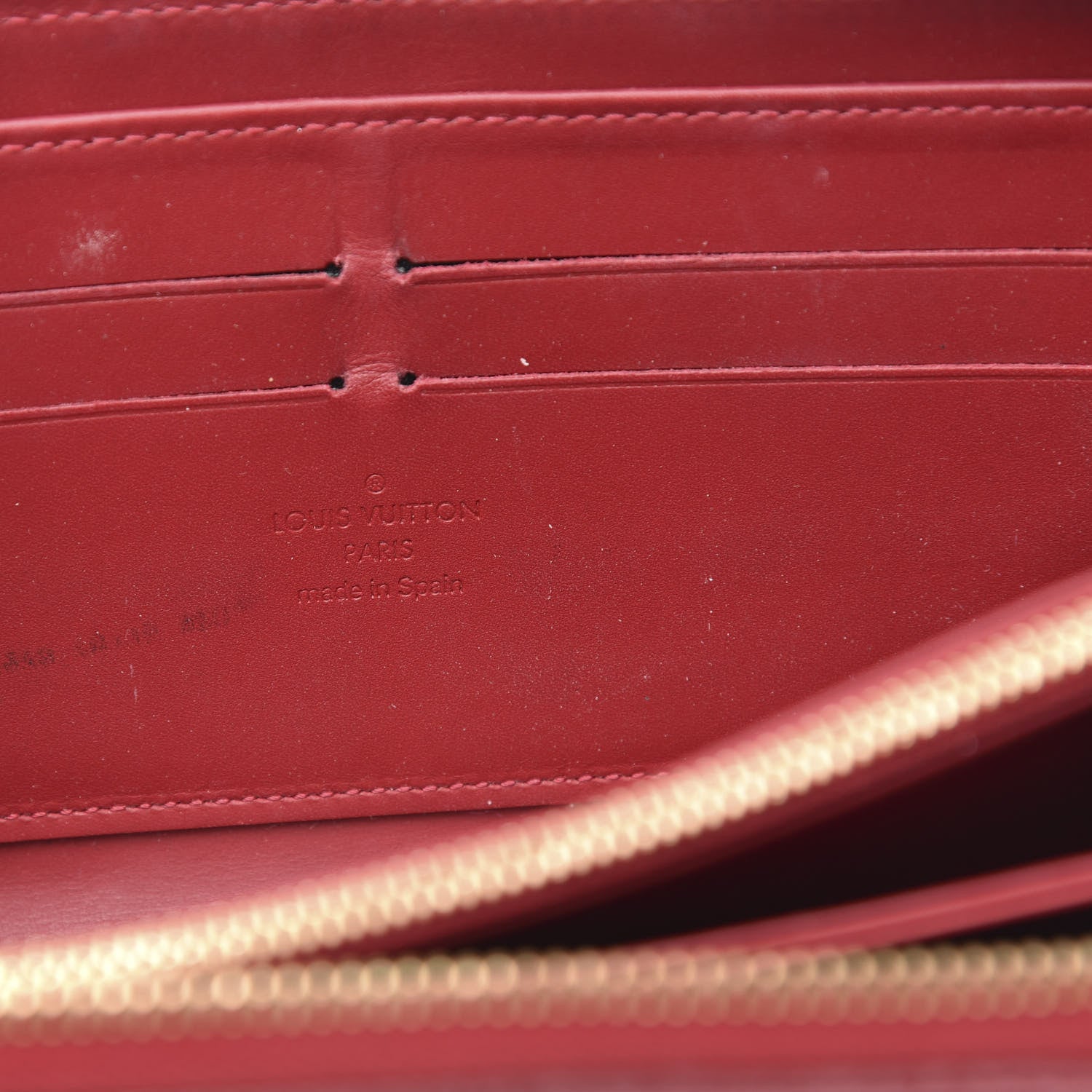 Louis Vuitton Vernis Zippy Wallet Pomme D'Amour 6 of 10