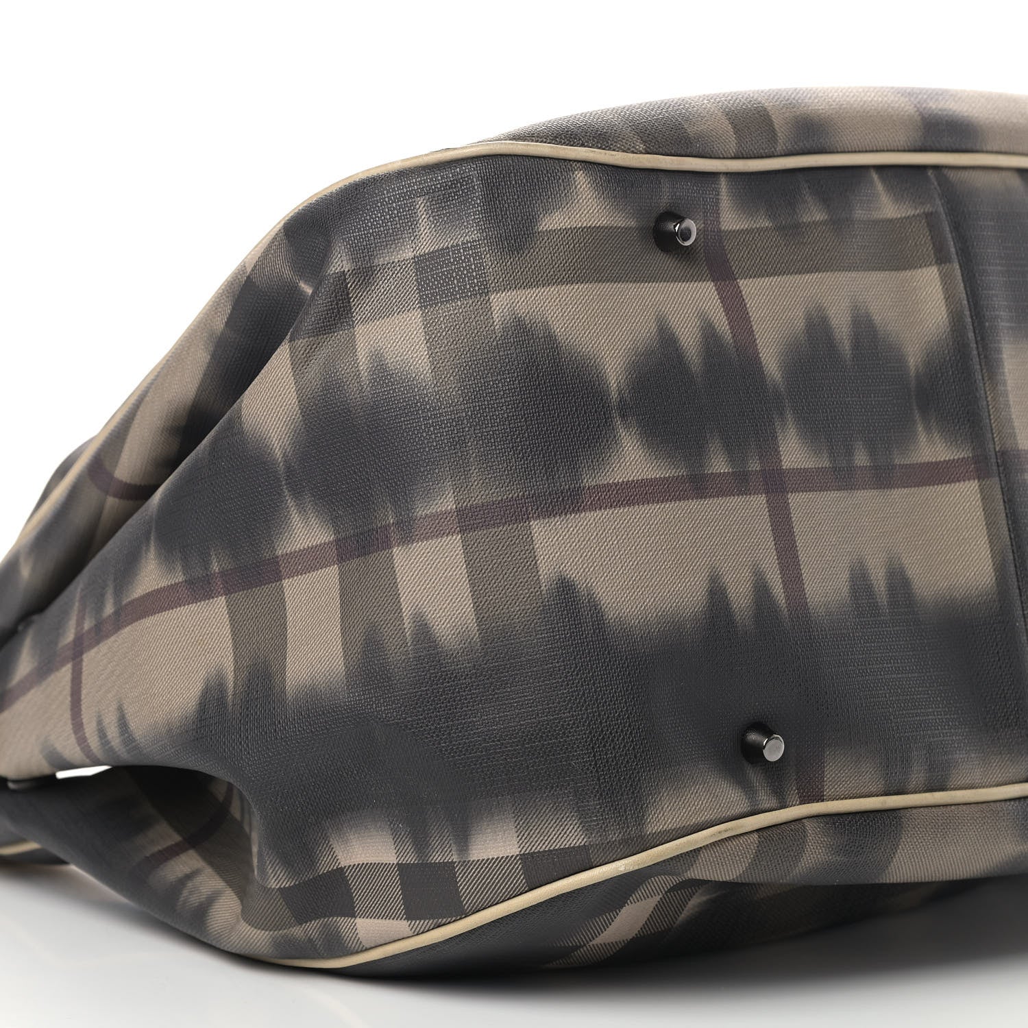 Burberry Smoked Check Hobo Black 6 of 14