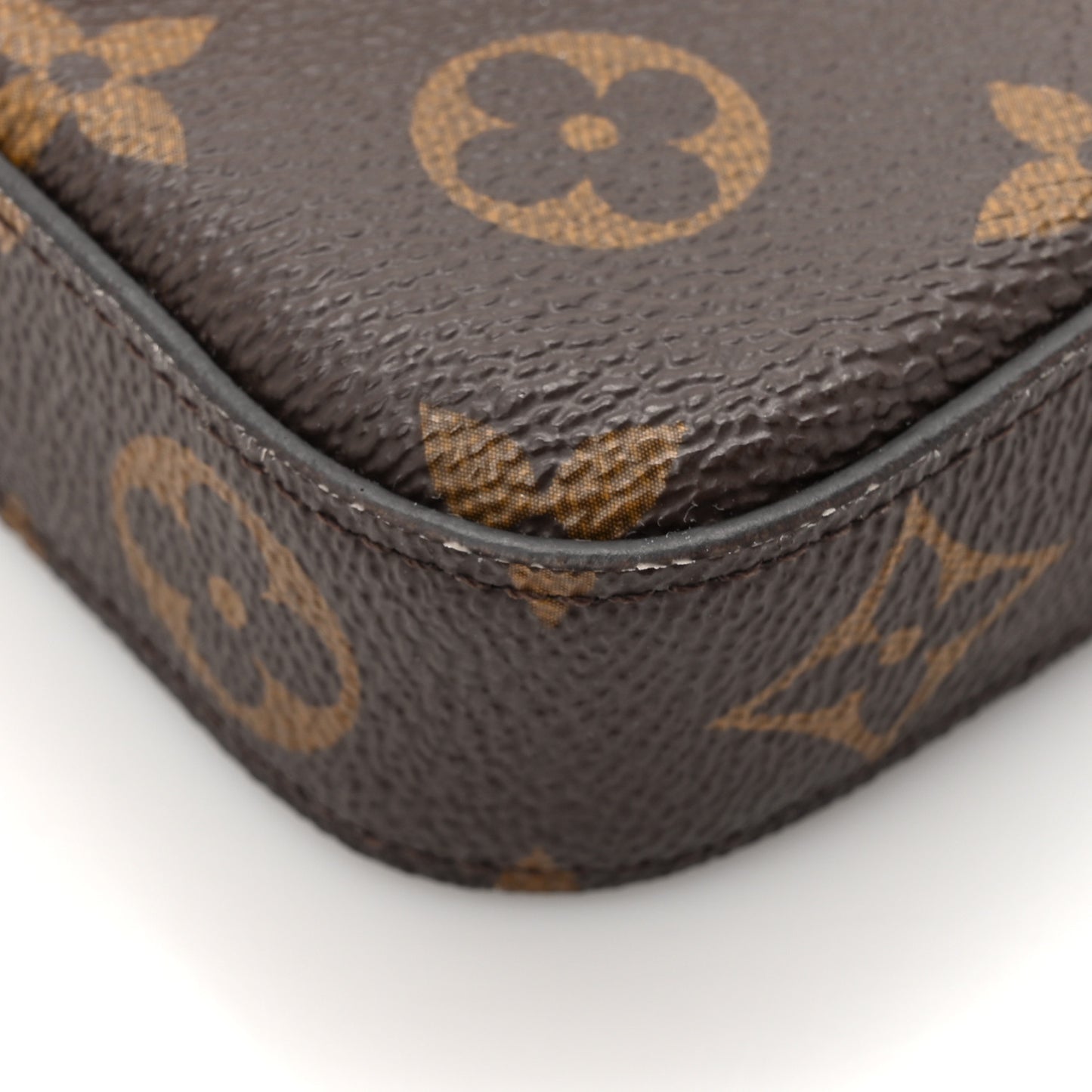 Monogram Pochette Felicie Chain Wallet Fuchsia