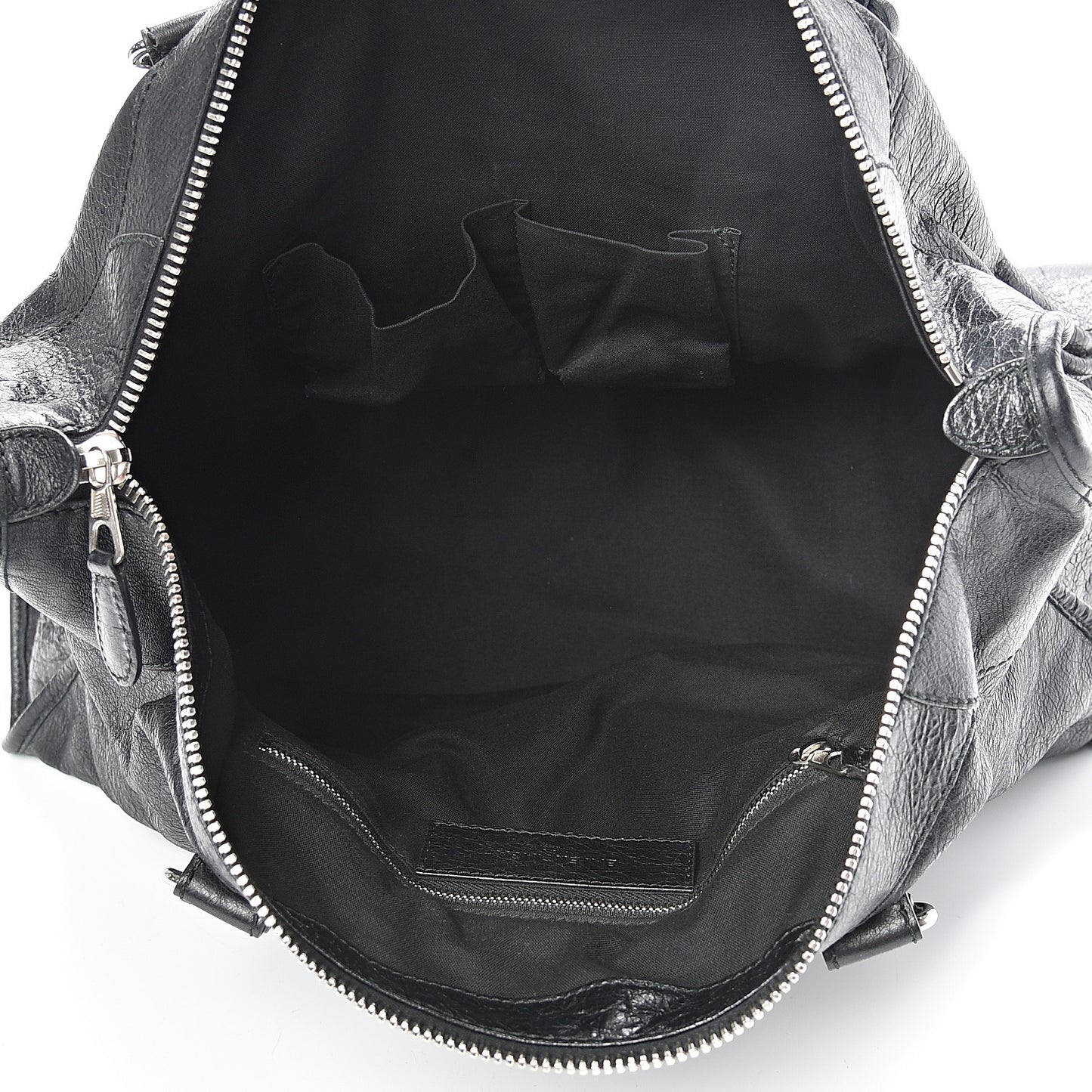 Agneau Giant 21 Silver Hardware Work Black