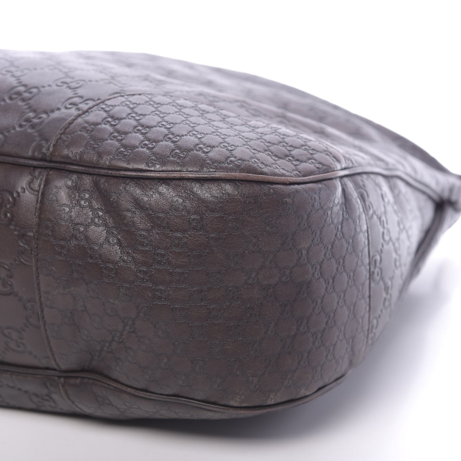 Gucci Guccissima Large Bree Hobo Dark Brown 16 of 16