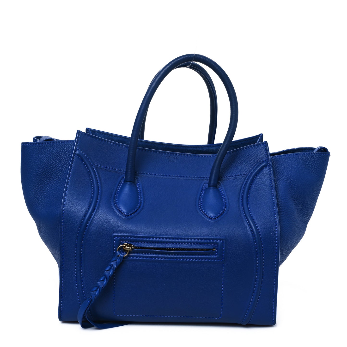 Supple Calfskin Medium Phantom Luggage Royal Blue