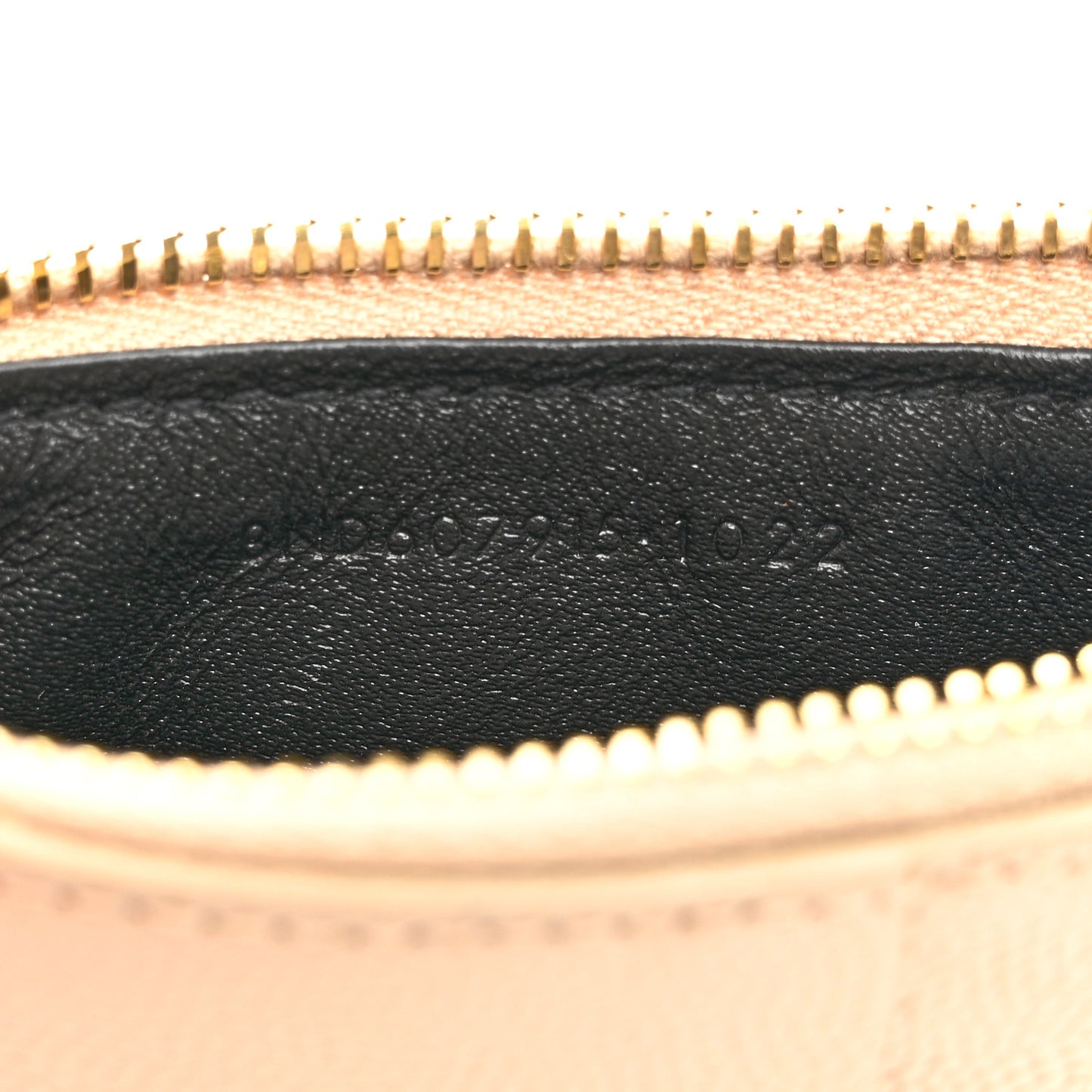 Monogram Grain de Poudre 5 Fragments Zip Pouch Card Holder Dark Latte