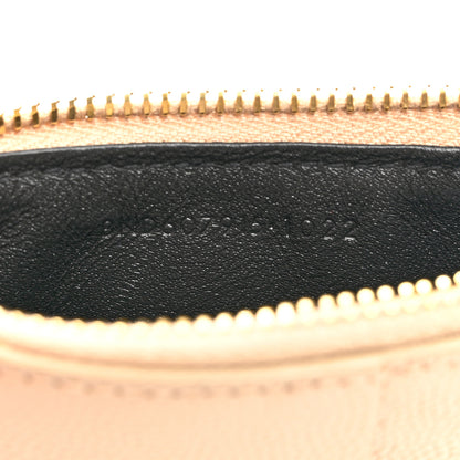 Saint Laurent Monogram Grain de Poudre 5 Fragments Zip Pouch Card Holder Dark Latte 7 of 7