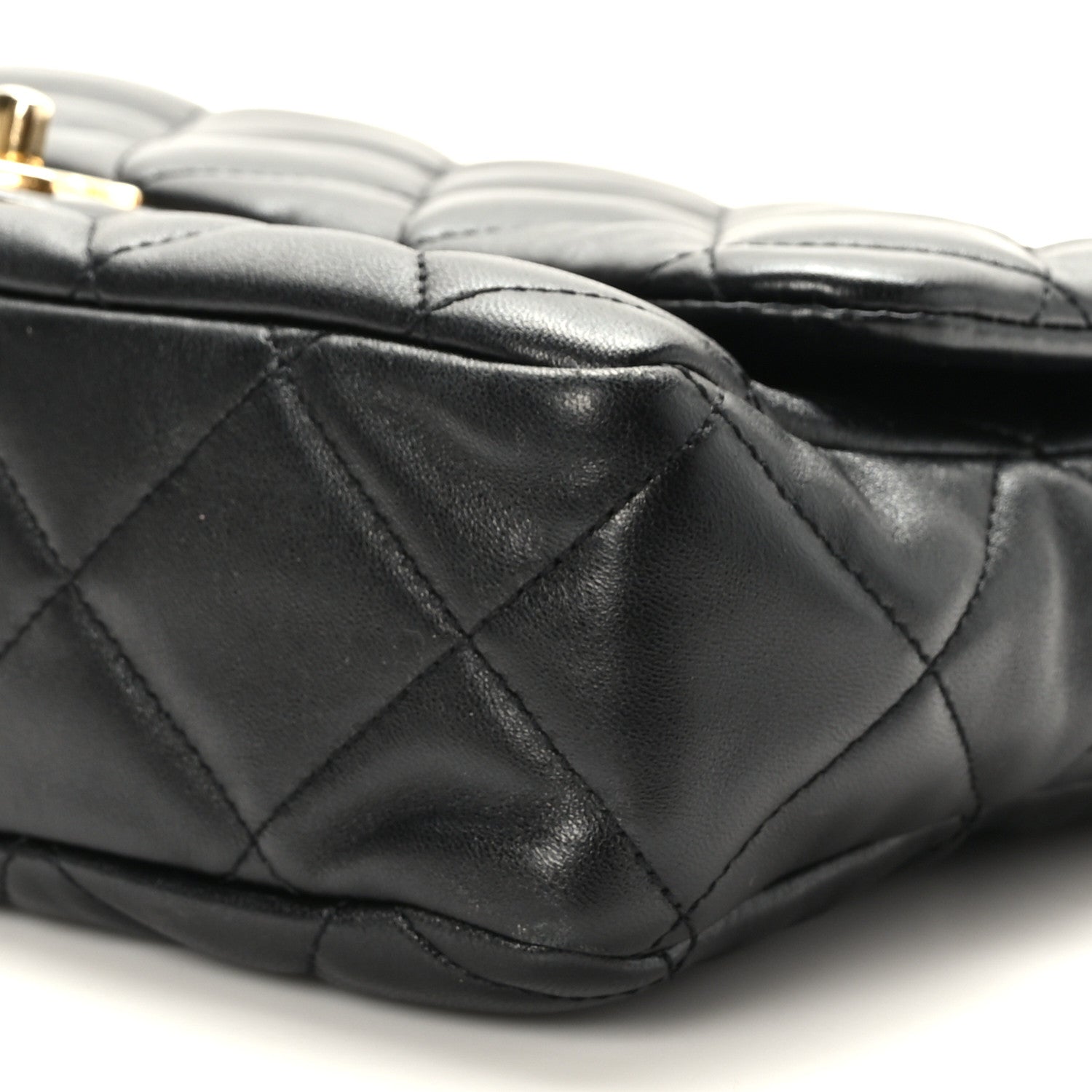 Chanel Lambskin Quilted Large CC Funky Town Flap Black 8 of 9
