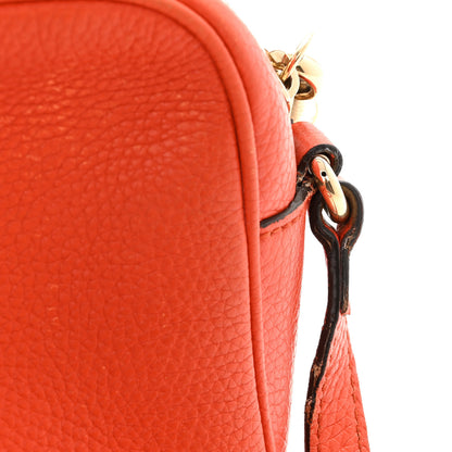 Gucci Pebbled Calfskin Small Soho Disco Bag Sun Orange 17 of 17