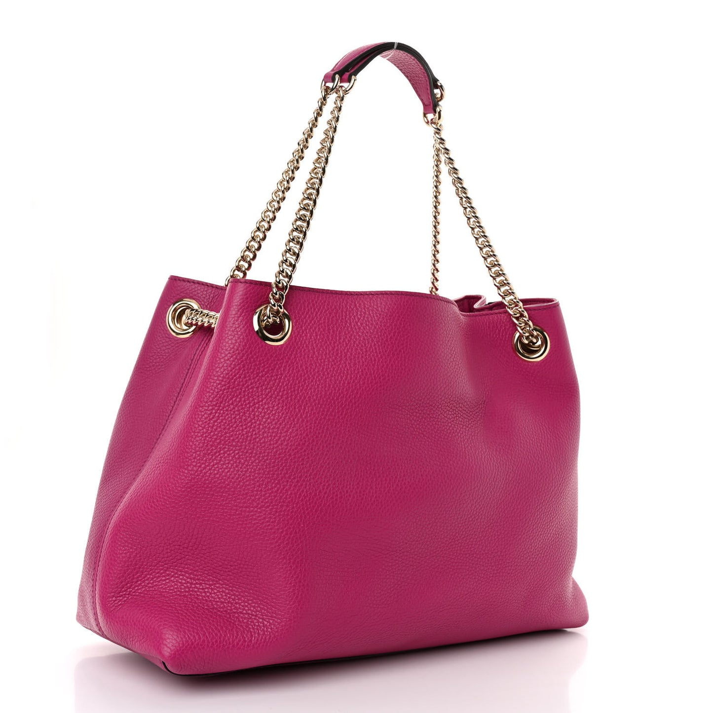 Cellarius Calfskin Medium Soho Chain Shoulder Bag Bright Bouganville
