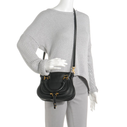 Chloe Calfskin Mini Marcie Satchel Black 2 of 9