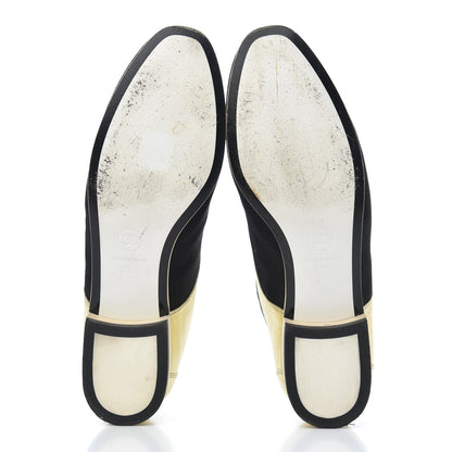 Chanel Metallic Lambskin CC Lace Up Oxfords 35.5 Dark Gold 5 of 13