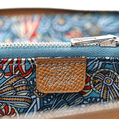 Hermes Epsom Silk'In Compact Wallet Biscuit Bleu Jean Capucine 6 of 9