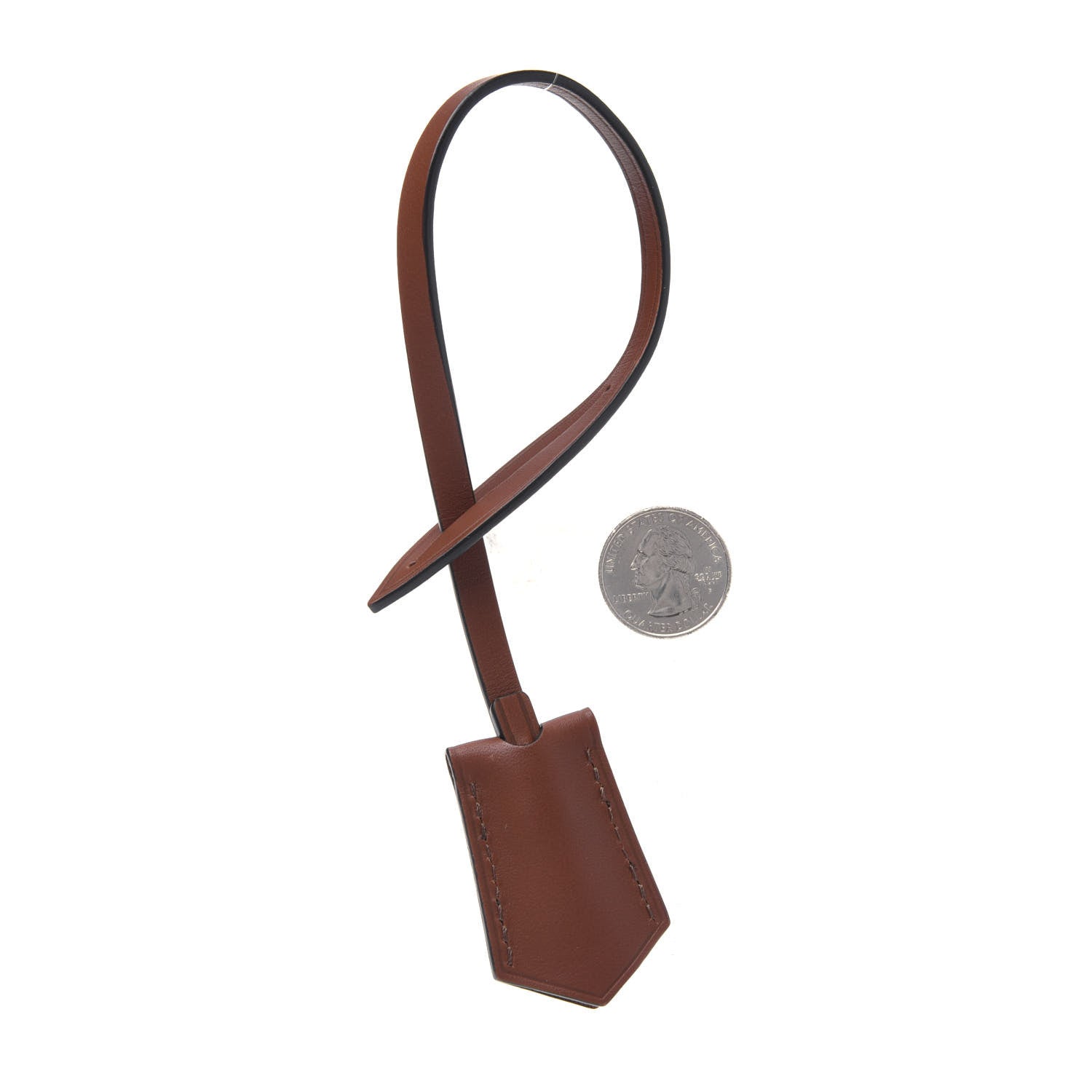 Louis Vuitton Calfskin Clochette Key Bell Holder Dark Brown 2 of 5