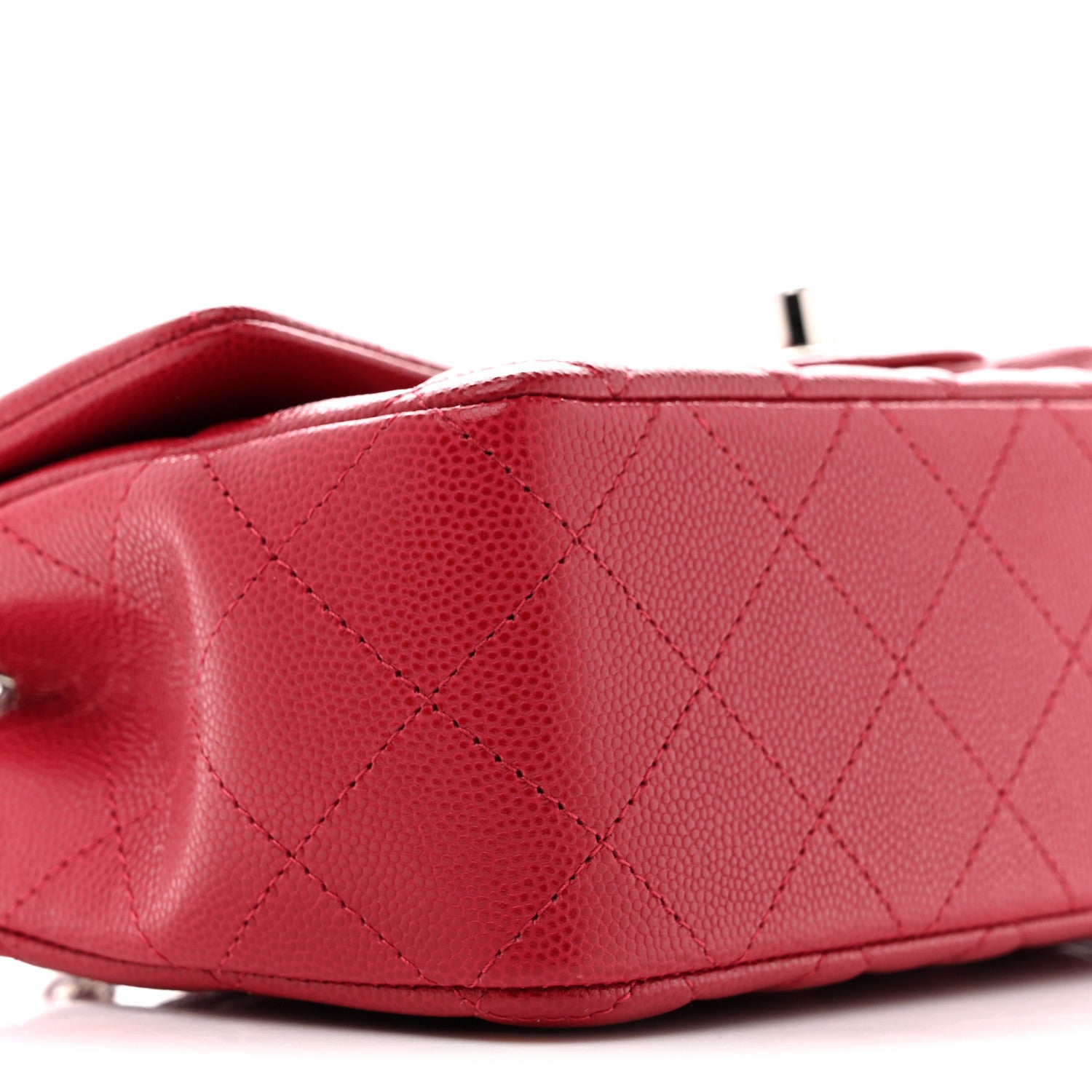 Chanel Caviar Quilted Mini Rectangular Flap Pink 9 of 12