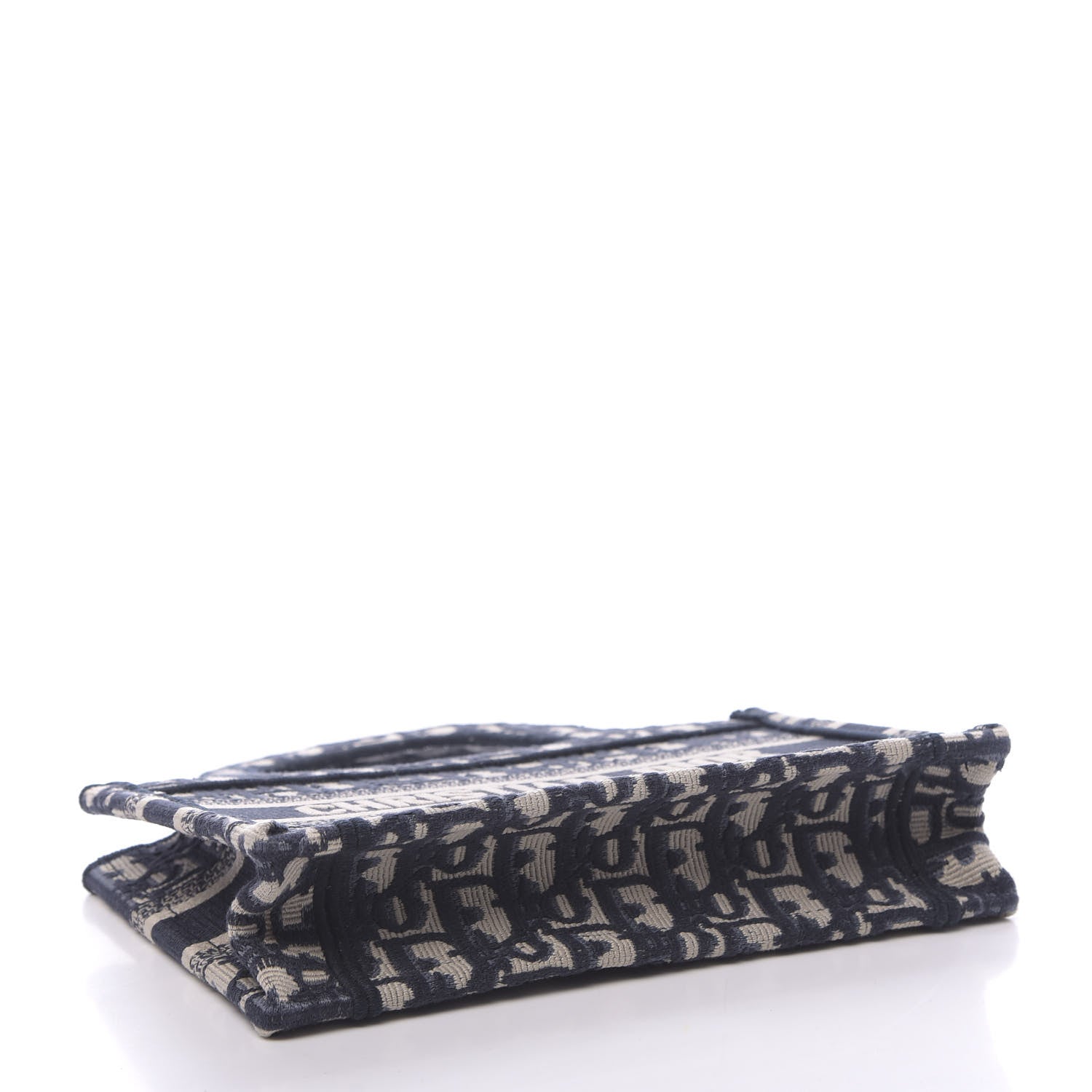 Christian Dior Oblique Mini Book Tote Blue Multicolor 4 of 11