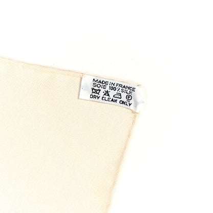 Hermes Silk Madison Avenue Scarf 90 Ivorie Multicolor 3 of 4