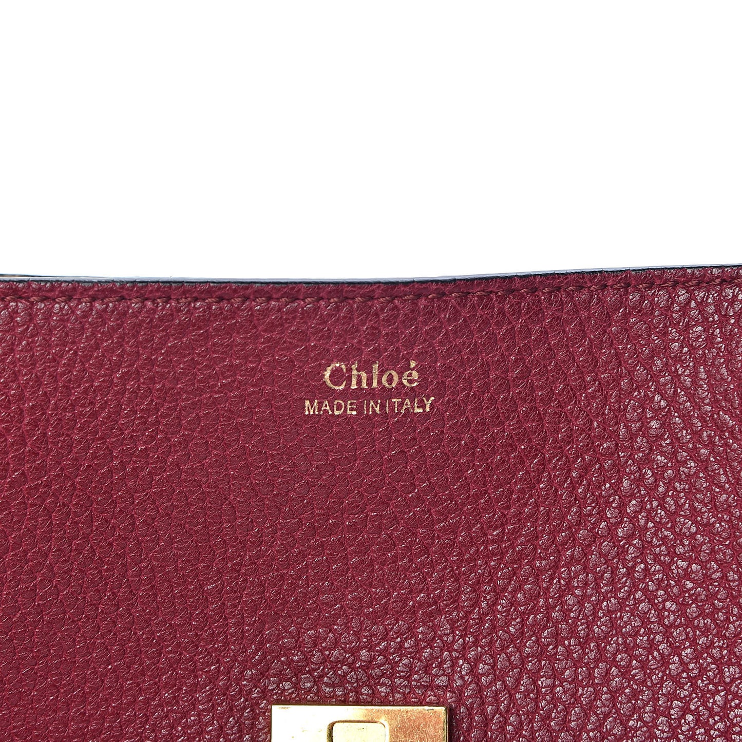 Grained Lambskin Drew Shoulder Bag Wine Purple