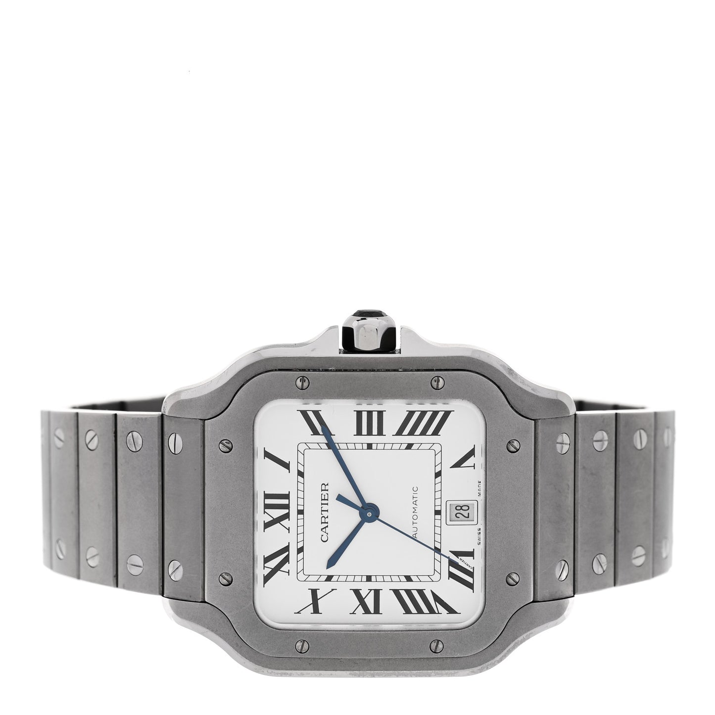 Titanium 39.8mm Santos De Cartier Automatic Watch