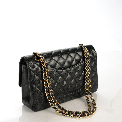 Chanel Caviar Quilted Medium Double Flap Black 3 of 9