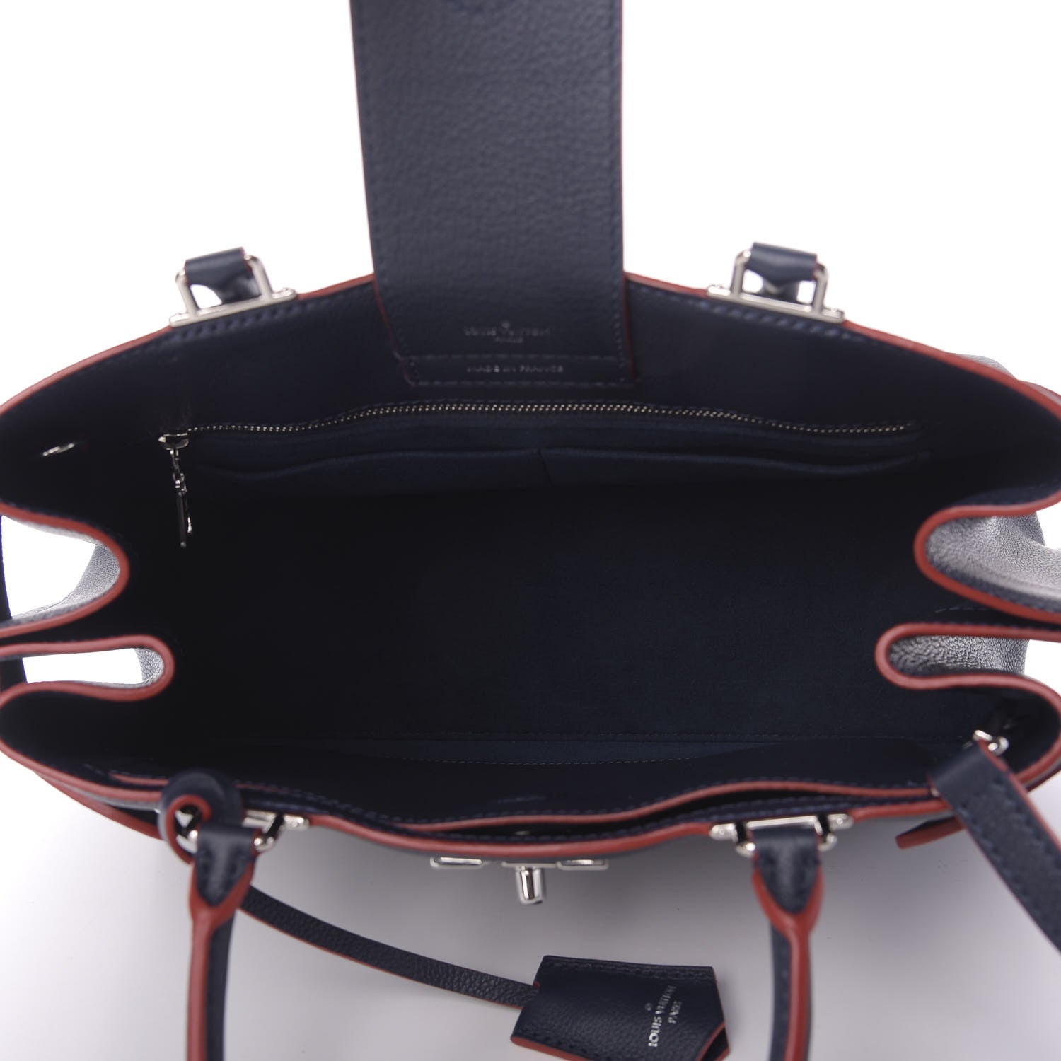Louis Vuitton Calfskin Lockme Day Marine Rouge 5 of 8