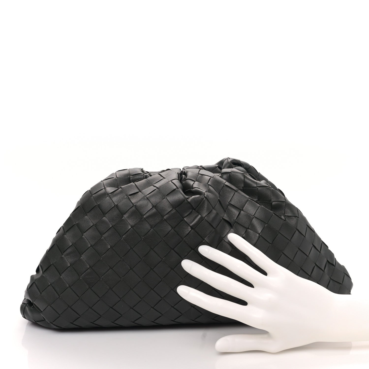 Bottega Veneta Nappa Maxi Intreccio The Pouch Oversized Clutch 2 of 9