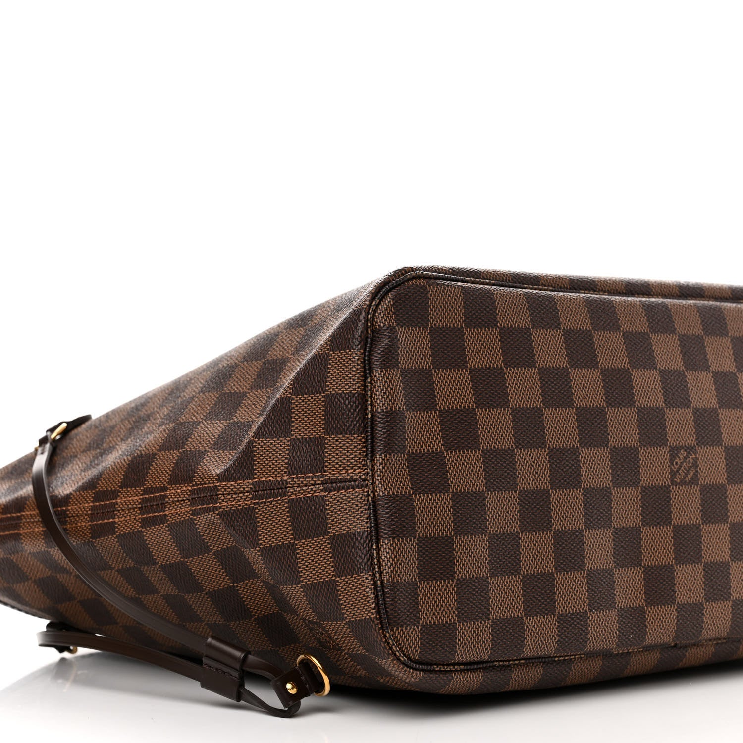 Louis Vuitton Damier Ebene Neo Neverfull MM Rose Ballerine 10 of 11
