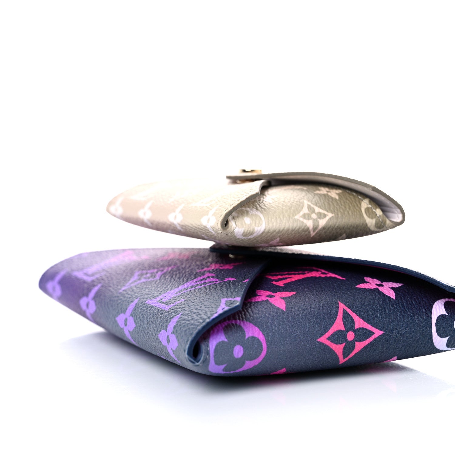 Louis Vuitton Monogram Giant Spring In The City Kirigami Pochette Set Midnight Fuchsia Sunset Kaki 9 of 9