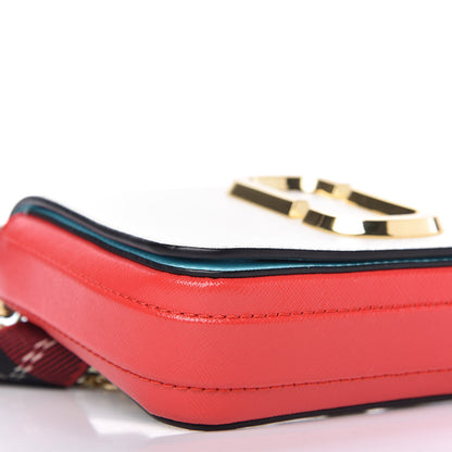 Marc Jacobs Saffiano Hip Shot Convertible Crossbody Bag Porcelain Multi 7 of 11