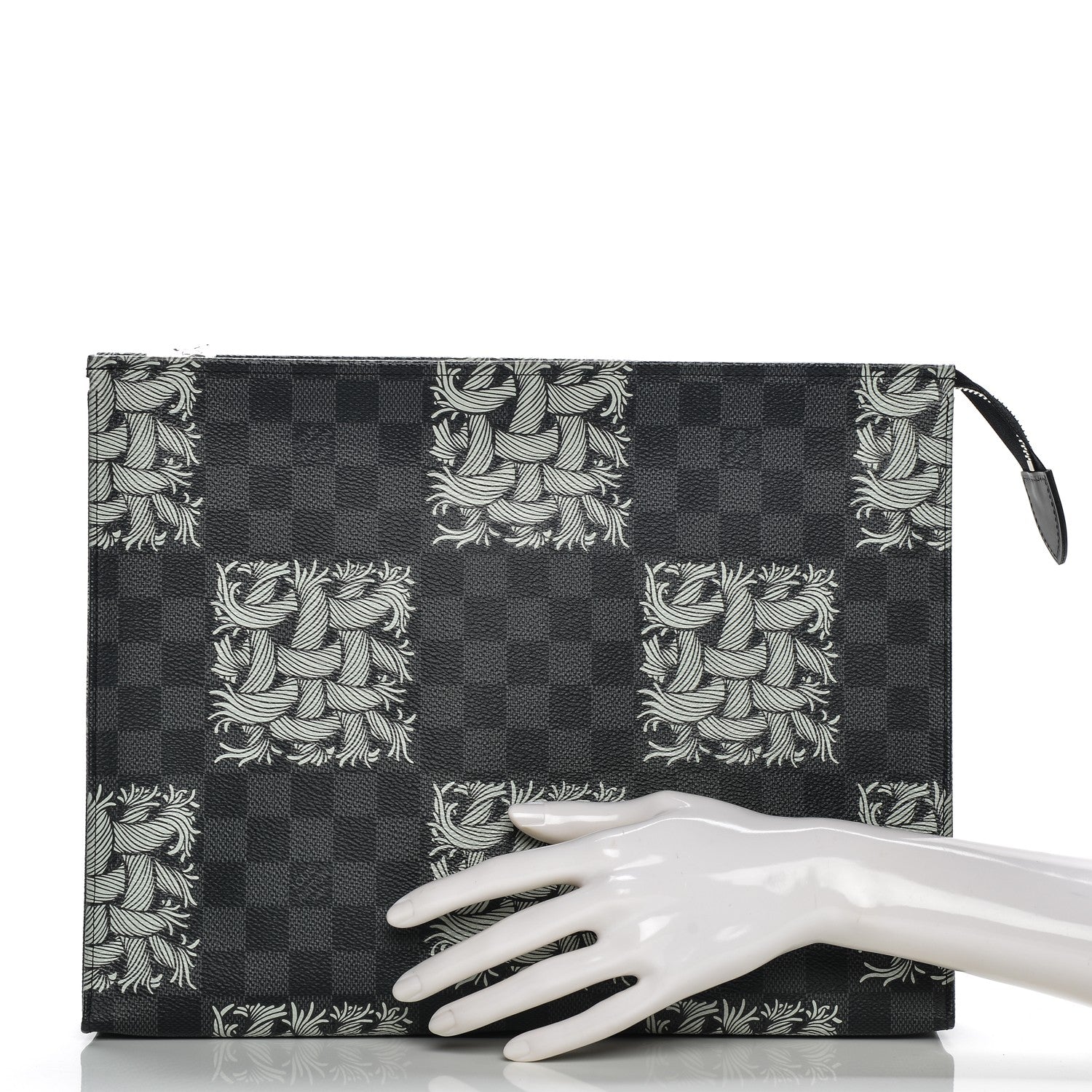 Louis Vuitton Damier Graphite Rope Pochette Voyage White 2 of 7