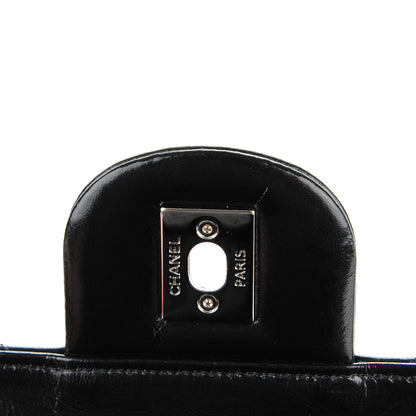 Chanel Glazed Calfskin Quilted Small CC Delivery Tote Black 6 of 8