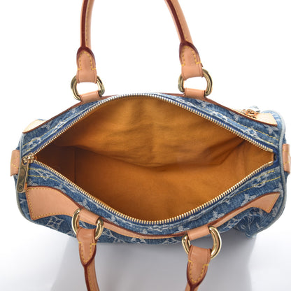 Louis Vuitton Monogram Denim Neo Speedy Blue 5 of 11