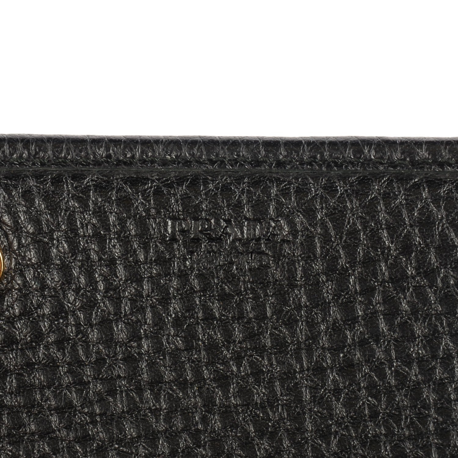 Prada Vitello Daino Continental Wallet Nero Black 5 of 7