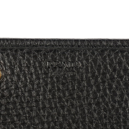 Prada Vitello Daino Continental Wallet Nero Black 5 of 7