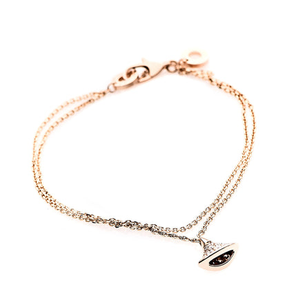 Bulgari 18K Rose Gold Diamond Divas' Dream Bracelet 1 of 6
