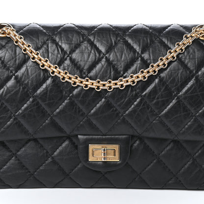 Chanel Aged Calfskin Quilted 2.55 Reissue 226 Flap Black 8 of 10