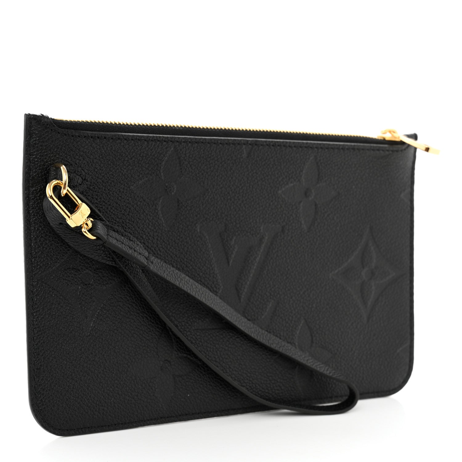 Louis Vuitton Empreinte Monogram Giant Neverfull MM Pochette Black 3 of 6