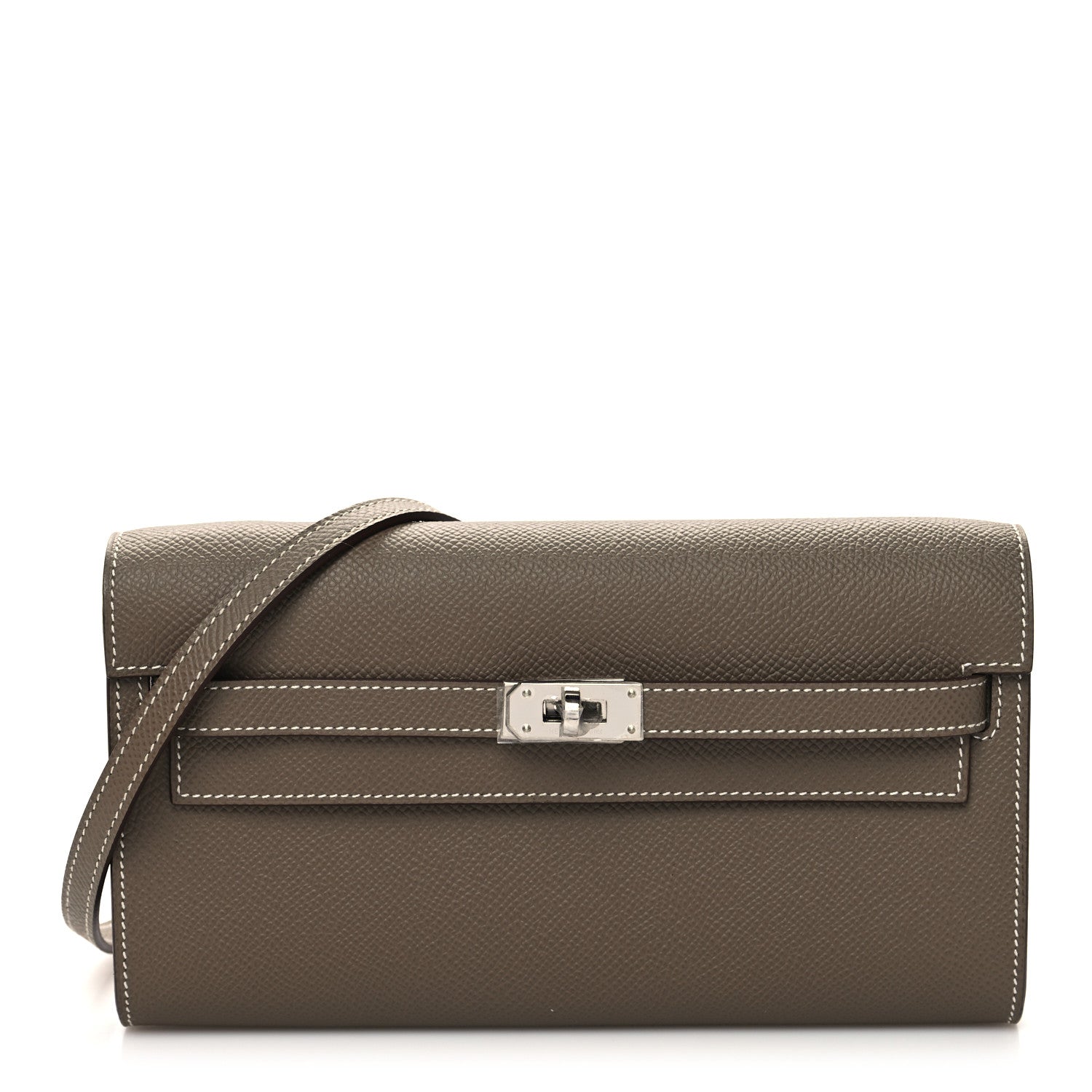 Hermes Epsom Kelly Wallet To Go Etoupe 1 of 10