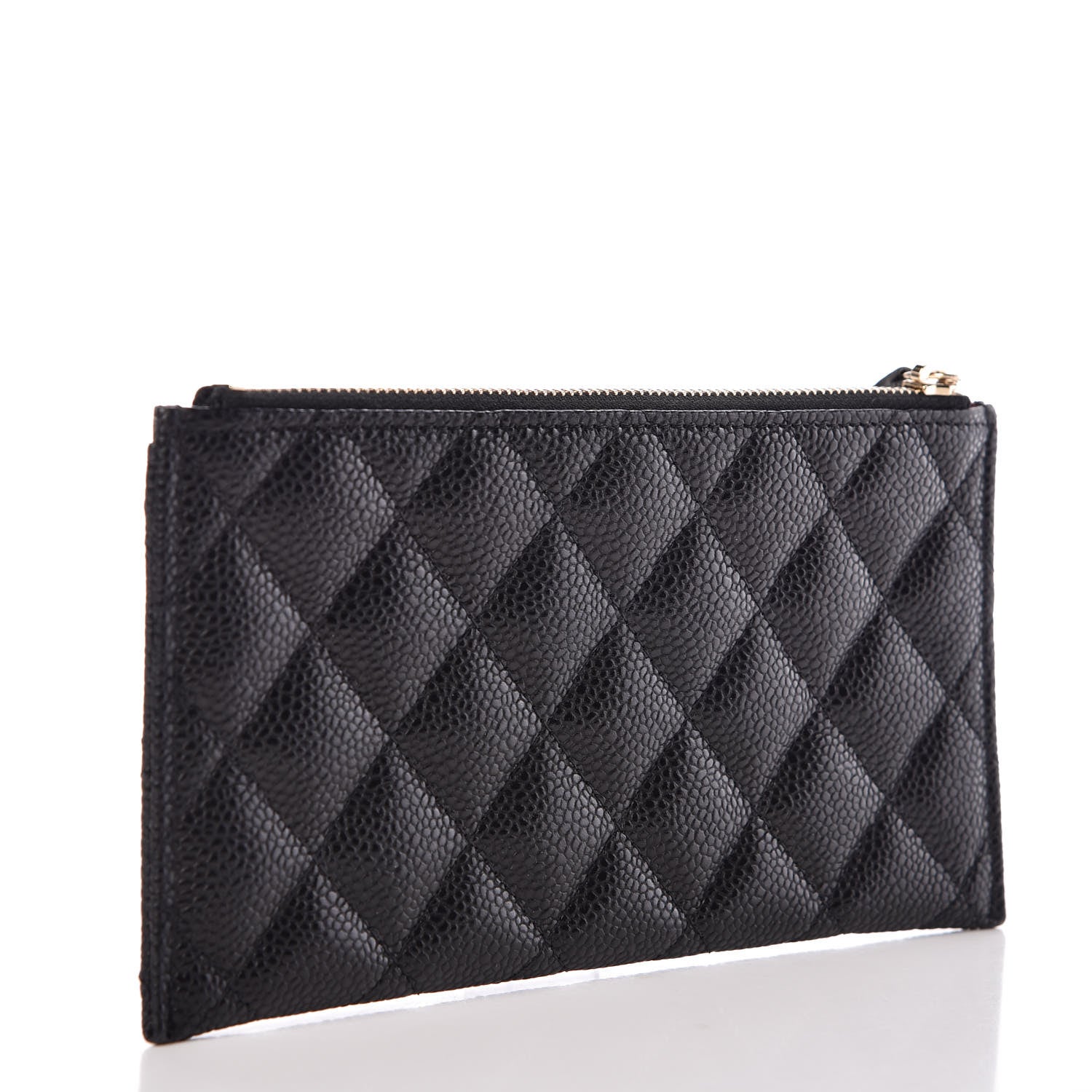 Chanel Caviar Quilted Classic Zip Pouch Black 3 of 7