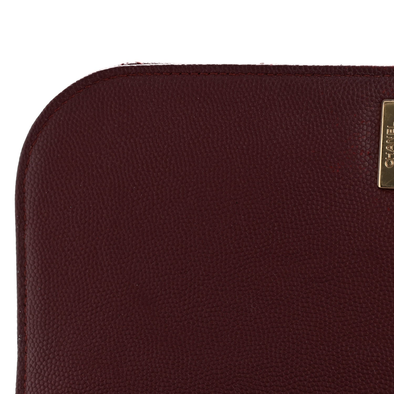 Chanel Caviar Quilted Small Business Affinity Flap Burgundy 11 of 12