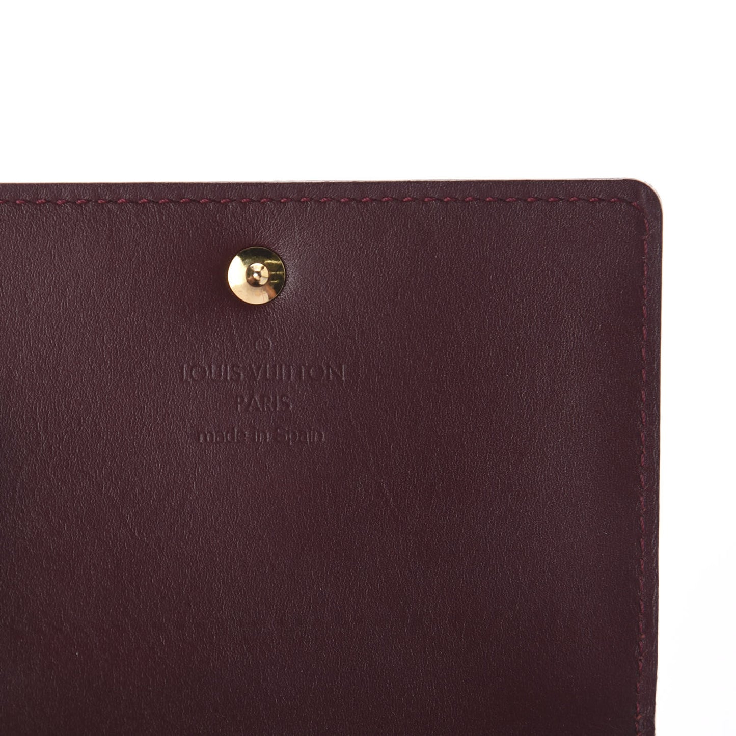 Vernis Business Card Holder Rouge Fauviste